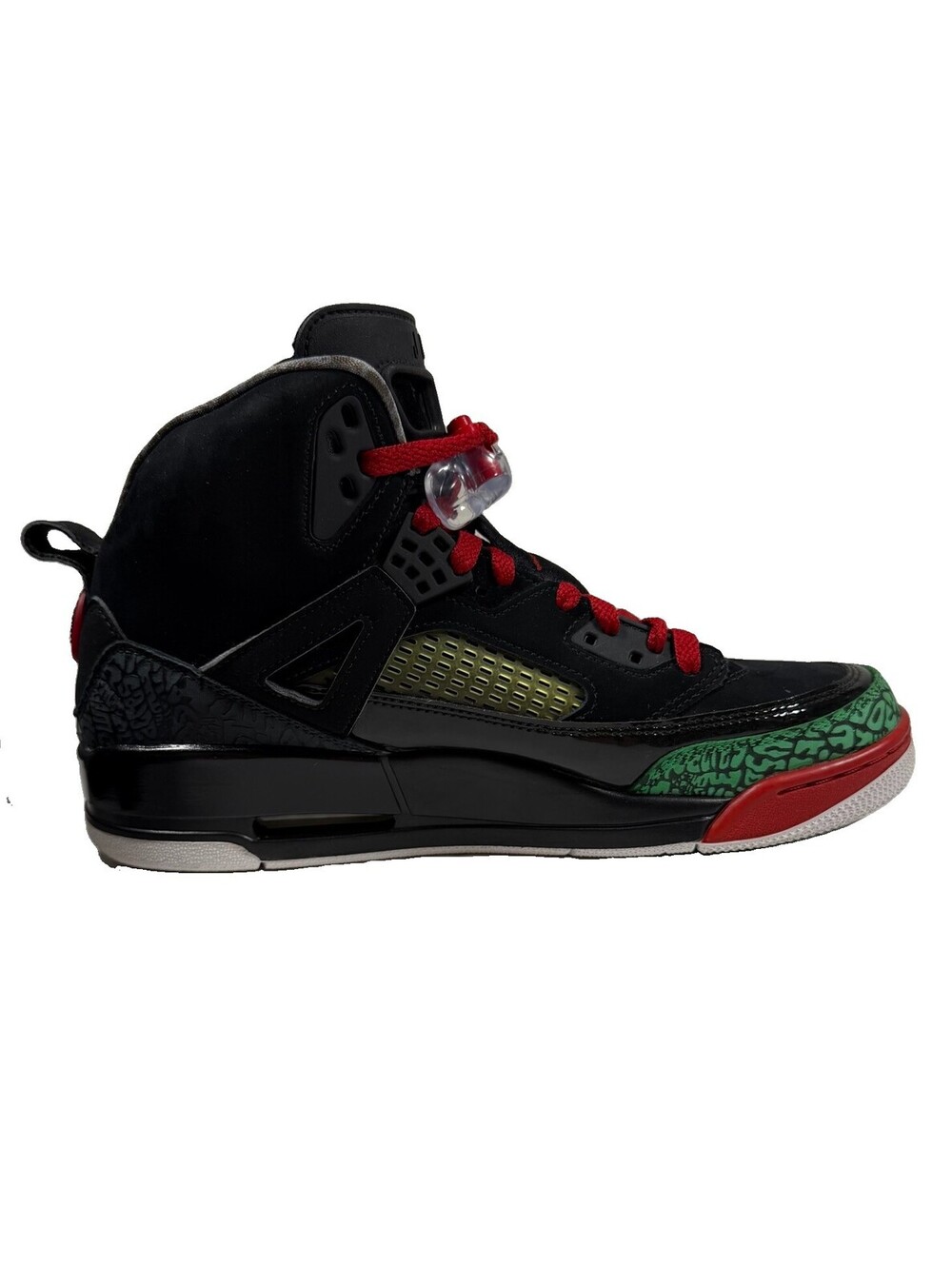 Nike Air Jordan Spizike OG 2017 Black/Red/Green Men’s 10 High Top 315371-026 - Picture 4 of 12